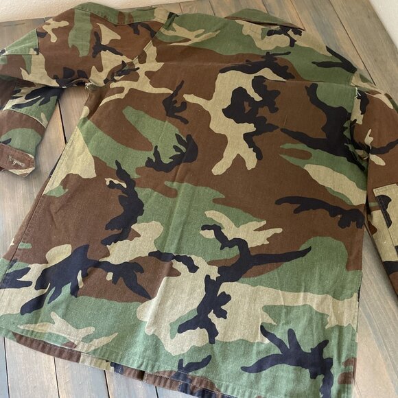 US Army Military Woodland Camo Jacket & Pants - Small Regular (V8) D - Picture 7 of 10